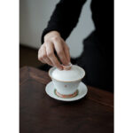 Hulu Happiness White Porcelain Gaiwan - Image 3