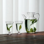 High-Foot Glass Teacup