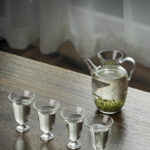 High-Foot Glass Teacup - Image 9