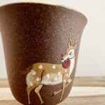 Handpainted Deer Zisha Duan Ni Clay Teacup - Image 4