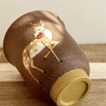 Handpainted Deer Zisha Duan Ni Clay Teacup - Image 6