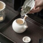 Lotus Petal Tin Cha Ze Tea Holder - Image 4